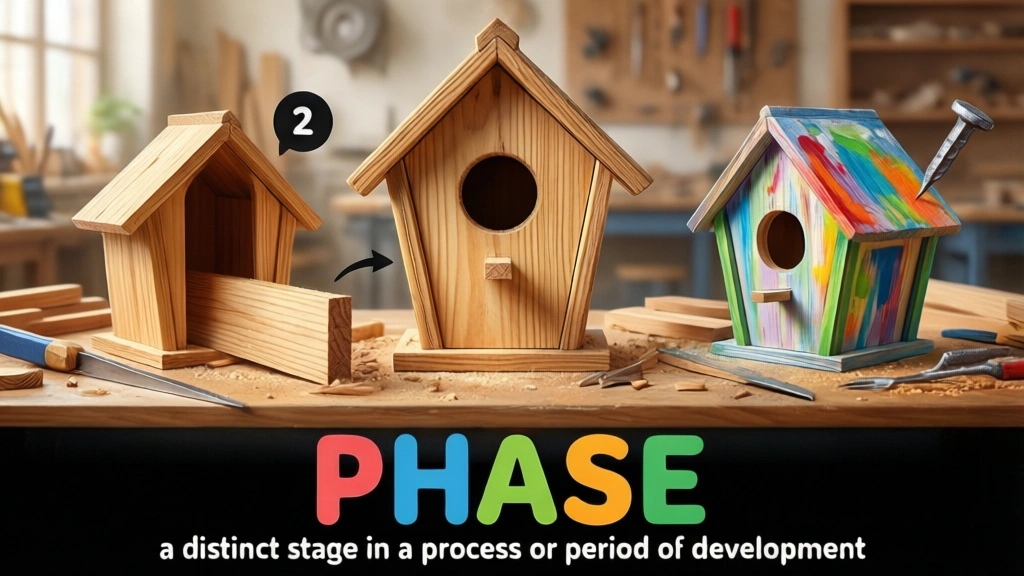 English Illustration for phase
